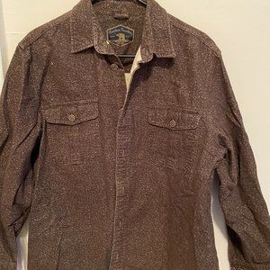 Vintage Brown Men's Work Shirt